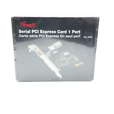 #ad Rosewill Serial PCI Express Card 1 Port Model RC 300E 230400bit s tran rate NIB $23.70
