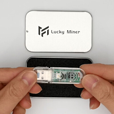 #ad #ad Lucky Miner LV03 USB Miner Bitcoin Solo Miner WiFi LCD Display 74KH S SHA 256 $35.99