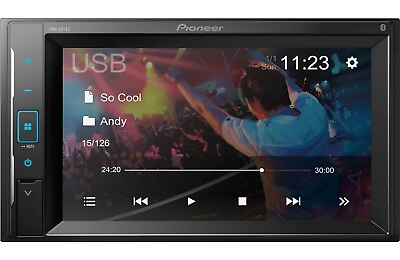 Pioneer DMH 241EX 6.2quot; Digital Multimedia Receiver Built in Bluetooth Double Din $149.99