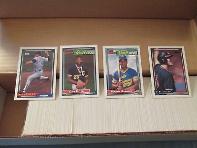 #ad 1992 Topps Baseball PICK 25 COMPLETE YOUR SET LOT Near Mint See List L@@K $1.40