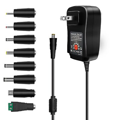 #ad Universal 100V 240V AC to DC 12 Volt Power Supply Adjustable Switching Conver... $18.48