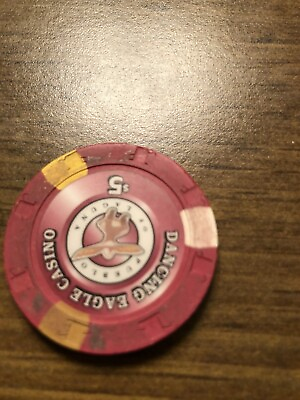 #ad $5 dancing eagle obsolete casino chip $9.99