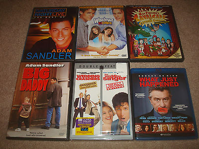 #ad Comedy Movie DVD Blu ray LOT Adam Sandler SNL Wedding Crashers Singer Big Daddy $7.95