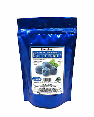 #ad Premium Unsweetened Blueberries NOTHING added 1 2 pound Bag Free shipping $18.95