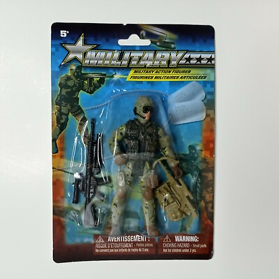 #ad Military Action Figures With Accessories New In Unopened Package $4.99