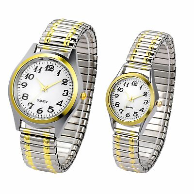 #ad Men Women Arabic Numerals Analog Quartz Wrist Watch Easy Reader Dress Watches $9.99
