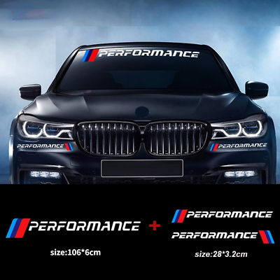 #ad M Performance Car Windscreen Windshield Sticker Decal Fit for BMW Autco $10.00