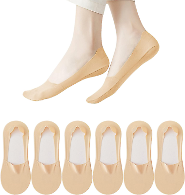 #ad No Show Socks Womens 6 Pairs Hidden Invisible Low Cut Socks Non Slip Socks Women $25.61