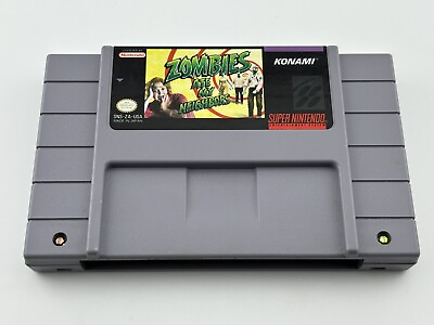 #ad Zombies Ate My Neighbors Super Nintendo SNES Authentic Cartridge TESTED WORKING $34.95