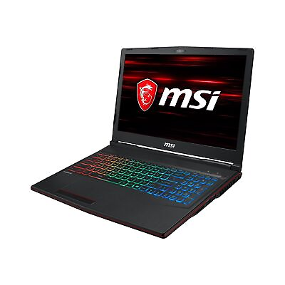MSI GP63 FHD Gaming Laptop i7 8750H GTX 1050Ti 16GB DDR4 128GB SSD 1TB HDD $479.99