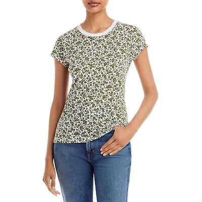 #ad Goldie Womens Floral Casual Crewneck T Shirt Shirt BHFO 7921 $9.99