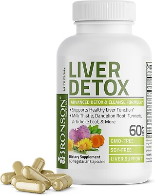 #ad Liver Detox Advanced Detox amp; Cleansing Formula Supports Health Liver Function 60 $16.46