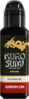 #ad Kuro Sumi 6Oz Tattoo Black Color Outlining Ink Dark Japanese Outline Bottle New $39.99