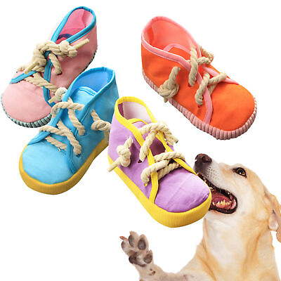 #ad Puppy Toy Attractive Wear resistant Squeaky Shoes Dog Chew Toy Easy using $29.07