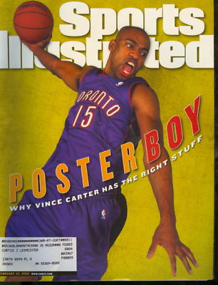 #ad 2000 Sports Illustrated: Vince Carter Toronto Raptors $3.00