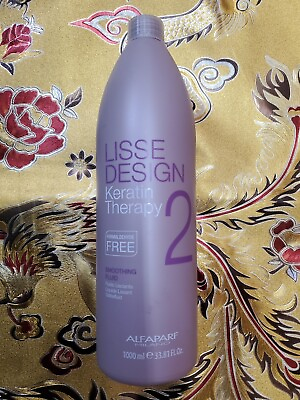 #ad Alfaparf Lisse Design Keratin Therapy Step 2 Smoothing Fluid 33.8oz DISCONTINUED $265.00