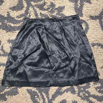 #ad Vintage Rampage Womans Skirt Black Size 3 Made In USA $11.99
