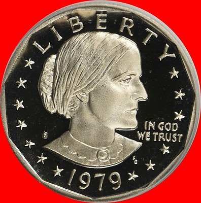 #ad 1979 S Susan B Anthony Type 1 Deep Cameo Gem Proof Filled S $6.99
