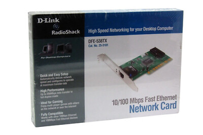 *BRAND NEW* D Link DFE 538TX 10 100 Fast Ethernet PCI Network Adapter $13.99