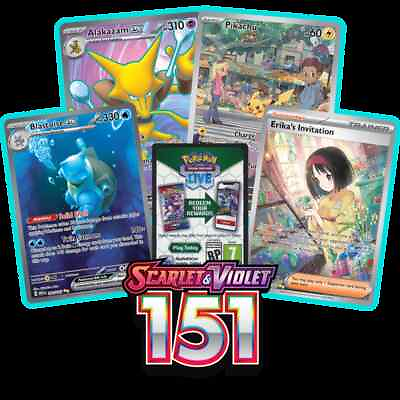 #ad Pokémon Scarlet amp; Violet 151 Choose Your Card All Ex Holo#x27;s Full Art in NM $23.99