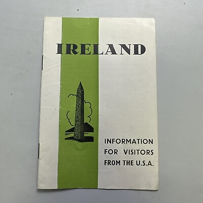#ad Ireland Information Booklet 1952 “From The USA” $12.00