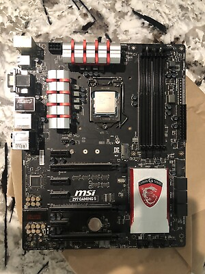 #ad MSI Z97 GAMING 5 ATX Intel Motherboard w i7 4790k RAM and Water Cooling System $299.99