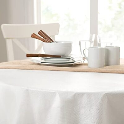 #ad Deluxe Heavy Duty Cushioned Flannel Backing Table Pad 70quot; Whi $37.26