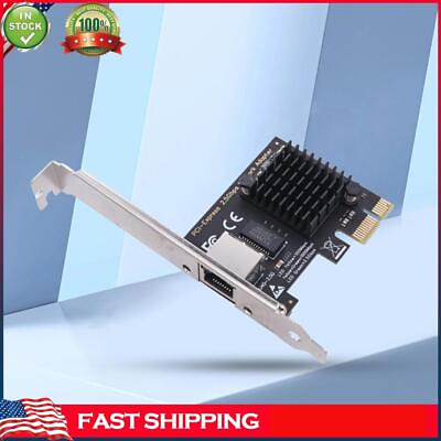 #ad 1 2 4 Port 2.5GB PCIe Network Card PCI E NIC Network Card RTL8125BG Chip for PC $13.20
