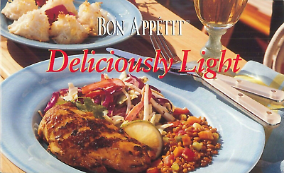 #ad Deliciously Light Cookbook 2001 Bon Appétit Buffet Tips Game Hens Rissotto Cake $9.75