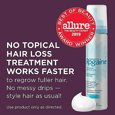 #ad Rogaine Women Foam Hair Loss amp; Regrowth 5% Minoxidil FREE SHIPP PLEASE READ $28.99
