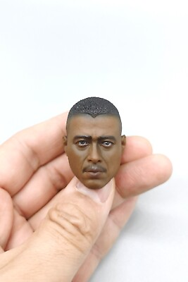 #ad XE38 06 1 6 Scale HOT Male Head Sculpt Black TOYS $32.99