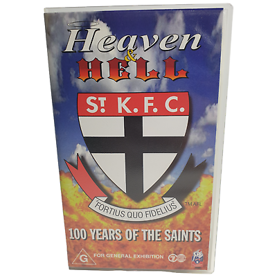 #ad Heaven Hell 100 Years of the Saints St Kilda AFL VHS Video Tape 1997 PAL 120 min AU $20.00