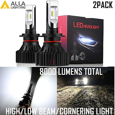 #ad Alla Bright White LED H7 Cornering Light Fog Light Bulb Headlight BulbNickeling $59.98
