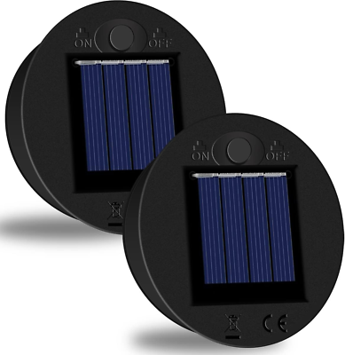 #ad 2 PCS Replacement Solar Light Parts Replacement Top 8 Lumens Solar Durable NEW $12.50
