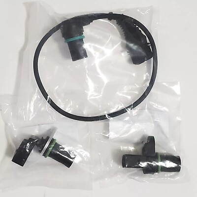 #ad NEW Set of 3 Engine Camshaft amp; Cranskshaft Position Sensor For BMW 12141709616 $20.00