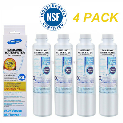 #ad 4Packs For Samsung DA29 00020B HAF CIN EXP Replacement Refrigerator Water Filter $32.88