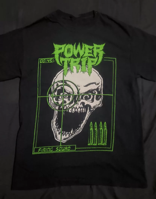#ad Power Trip Music Concert Black T Shirt Cotton S 234XL $16.99