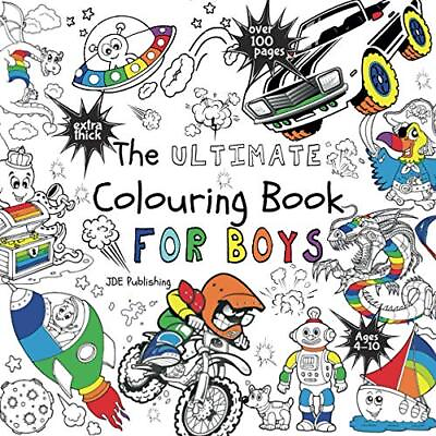 #ad The Ultimate Colouring Book for Boys $14.96