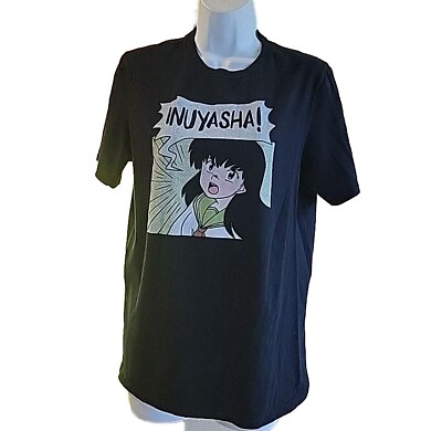 #ad Inuyasha Tshirt Mens Size Small Medium Anime Graphic Tee Unisex Cool Shirt $12.99