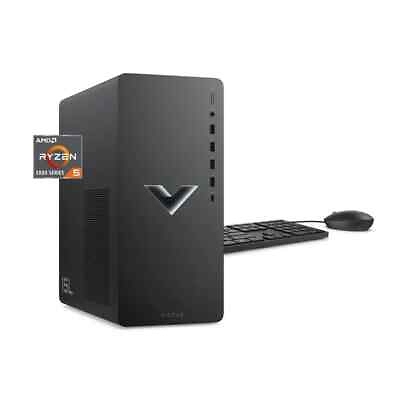 #ad HP Victus 15L 512GB SSD AMD Ryzen 5. 3.90 GHz 8GB Gaming Desktop Tower ... $529.00