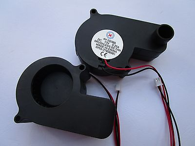 #ad 1 pcs Brushless DC Cooling Blower Fan 5028B 12V 50x28mm 2 Wire Ball Bearing New $11.01