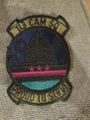 #ad 113th CAM SQUADRON US AIR FORCE PATCH Subdued USAF Vintage PROUD TO SERVE $12.00