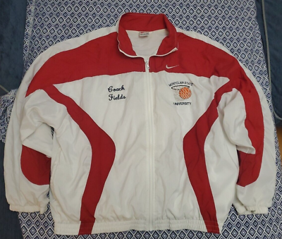 #ad Vintage Nike 90#x27;s Montclair State University Coach Jacket Fleece Men#x27;s Size XL $58.64