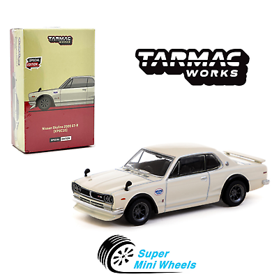 #ad Tarmac Works 1:64 Nissan Skyline 2000GT R KPGC10 Ivory White Japan Special $15.99