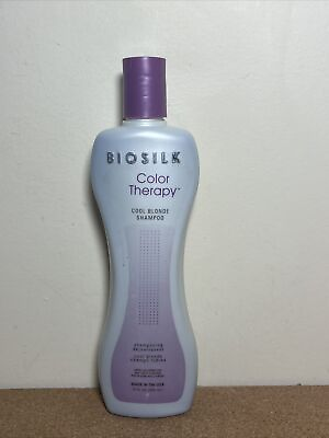 #ad Biosilk Color Therapy Cool Blonde Shampoo 12oz $13.98
