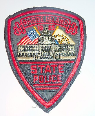 #ad Rhode Island State Police Patch New Genuine Original Scarce Vintage CPICS $18.99