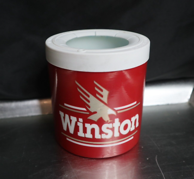#ad Lifoam Freezable Coozie Winston Cigarettes The Fridge Drink Cooler VTG 90s Rare $37.99