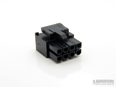 #ad PC 8 pin 62 PCI E Connector Housing Female BLACK 1pc $1.00