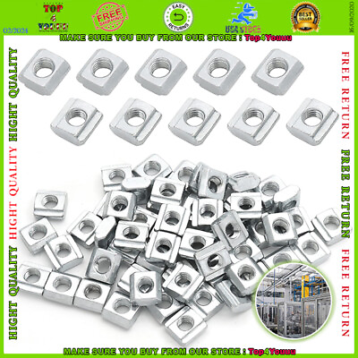 #ad 100Pcs M5 Slide in T Nut 2020 Aluminum Extrusion T NutsM5 Sliding T Nuts Tee... $16.99