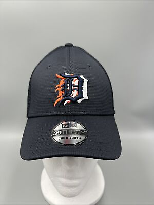 #ad New Era 39Thirty Child Youth Hat MLB Detroit Tigers Overlap Cap. $26.95